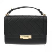 Chanel Vintage Pre-owned Laeder chanel-vskor Black, Dam