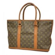 Louis Vuitton Vintage Pre-owned Tyg louis-vuitton-vskor Brown, Dam