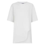 The Attico Vit T-shirt 001 Klassisk Stil White, Dam