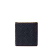 Bottega Veneta Marinblått Läder Plånbok Blue, Herr