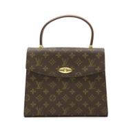 Louis Vuitton Vintage Pre-owned Canvas handvskor Brown, Dam