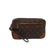 Louis Vuitton Vintage Pre-owned Canvas louis-vuitton-vskor Brown, Dam