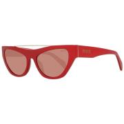 Emilio Pucci Röda Cat Eye Solglasögon Red, Dam