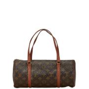 Louis Vuitton Vintage Pre-owned Canvas axelremsvskor Brown, Dam