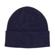 Timberland Broderad Beanie Peacoat 3D Stil Blue, Herr