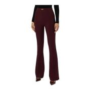 Elisabetta Franchi Bordeaux Byxor Red, Dam