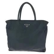 Prada Vintage Pre-owned Canvas prada-vskor Black, Dam