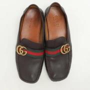 Gucci Vintage Pre-owned Laeder lgskor Brown, Herr