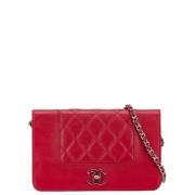 Chanel Vintage Pre-owned Laeder chanel-vskor Pink, Dam