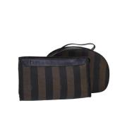 Fendi Vintage Pre-owned Canvas fendi-vskor Brown, Dam