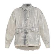 AllSaints Denimjacka Hettie Gray, Dam