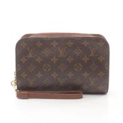 Louis Vuitton Vintage Pre-owned Canvas kuvertvskor Brown, Dam