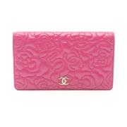 Chanel Vintage Pre-owned Laeder plnbcker Pink, Dam