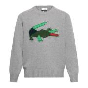 Lacoste Tröja med logotyp Gray, Herr