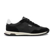 Hugo Boss Svarta Sneakers Lowp Sdtx Black, Herr