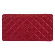 Chanel Vintage Pre-owned Laeder handvskor Red, Dam