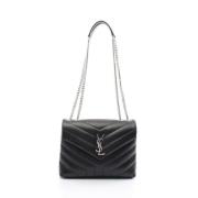 Yves Saint Laurent Vintage Pre-owned Laeder axelremsvskor Black, Dam