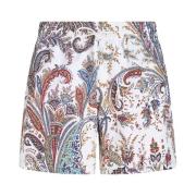 Etro Short Shorts Multicolor, Herr