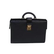 Louis Vuitton Vintage Pre-owned Tyg louis-vuitton-vskor Black, Dam