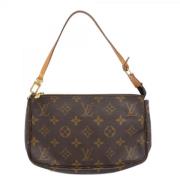 Louis Vuitton Vintage Pre-owned Canvas kuvertvskor Brown, Dam