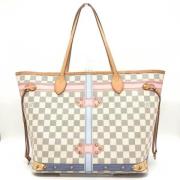 Louis Vuitton Vintage Pre-owned Canvas axelremsvskor White, Dam