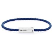 Le Gramme Royal Blue Nato Kabelarmband Gray, Unisex