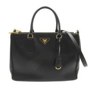 Prada Vintage Pre-owned Laeder totevskor Black, Dam