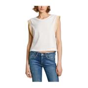 Pepe Jeans Casual och Modern Edma T-shirt White, Dam