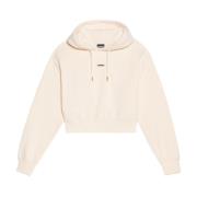 Jacquemus Beige Hoodie Gros Grain Beige, Dam