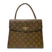 Louis Vuitton Vintage Pre-owned Canvas louis-vuitton-vskor Brown, Dam