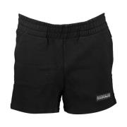 Napapijri Svarta damshorts med elastisk midja Black, Dam