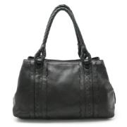 Bottega Veneta Vintage Pre-owned Laeder totevskor Black, Dam