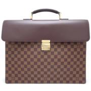 Louis Vuitton Vintage Pre-owned Canvas portfljer Brown, Herr