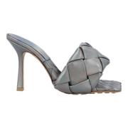 Bottega Veneta Laeder mules Gray, Dam