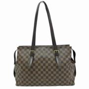 Louis Vuitton Vintage Pre-owned Canvas axelremsvskor Brown, Dam