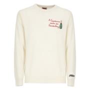 Saint Barth Mäns Crew Neck Ulltröja Beige, Herr