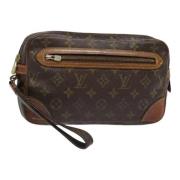 Louis Vuitton Vintage Pre-owned Canvas kuvertvskor Brown, Dam