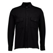 Genti Midtown Overshirts i Svart Black, Herr