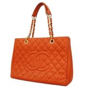 Chanel Vintage Pre-owned Laeder chanel-vskor Orange, Dam