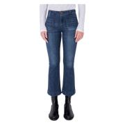 Seafarer Cropped Flared Jeans Francoise Blue, Dam