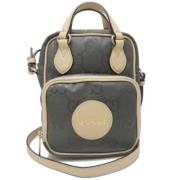 Gucci Vintage Pre-owned Canvas crossbodyvskor Gray, Dam