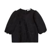 IVY OAK Elisabeth Top Black, Dam