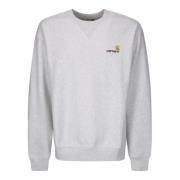 Carhartt Wip Amerikansk Script Sweatshirt Gray, Herr