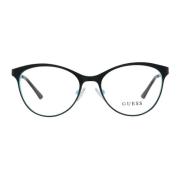 Guess Svarta Metallramar med UV-filter Black, Unisex