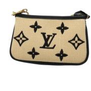 Louis Vuitton Vintage Pre-owned Canvas kuvertvskor Beige, Dam