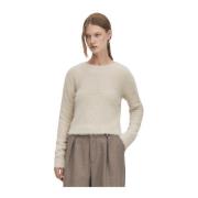 Alohas Deli Ecru Tricot Sweater Beige, Dam