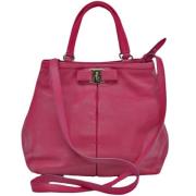 Salvatore Ferragamo Pre-owned Pre-owned Laeder handvskor Pink, Dam