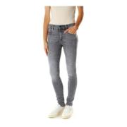 G-star Mid Waist Skinny Fit Jeans Gray, Dam