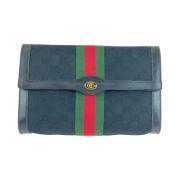 Gucci Vintage Pre-owned Canvas kuvertvskor Multicolor, Dam