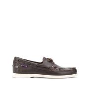 Sebago Docksides Portland Sailor Shoes Brown, Herr